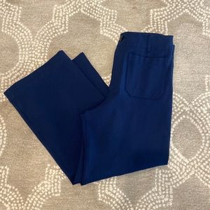 Navy Maeve Colette wide leg pants